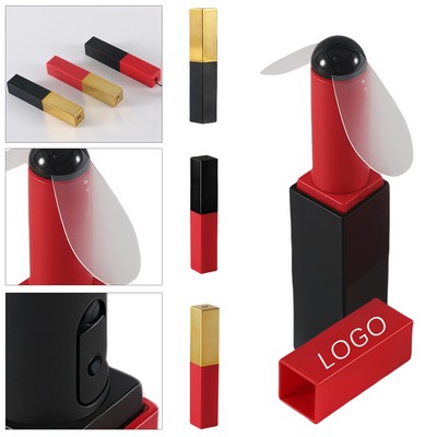 Portable Mini Lipstick-Shaped Fan