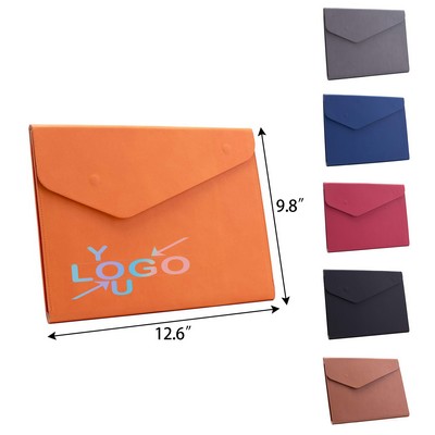 Faux Leather Document Organizer