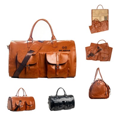 Pu Leather Garment Bag