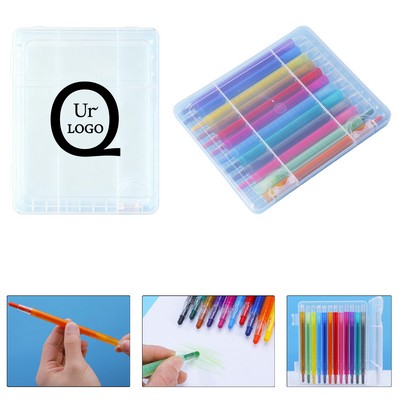 12-Color Twistable Crayon Set