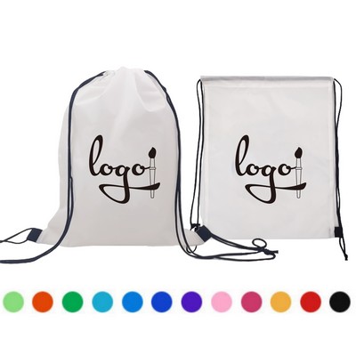 Full Color Polyester Drawstring Backpack