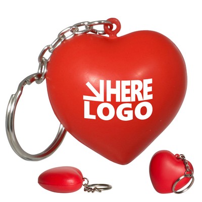 Valentine Heart Stress Reliever Key Chain