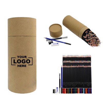 72-Color Pencil Cylinder Set
