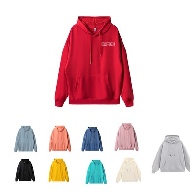 Pure Color Unisex Sports Hoodies