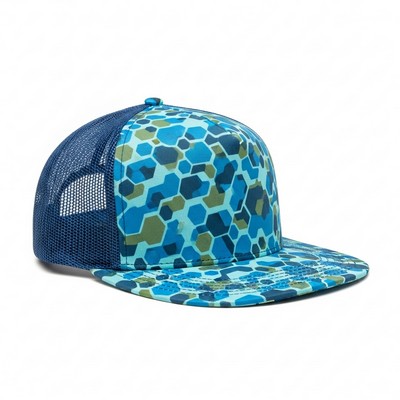 Richardson 5-Panel Hat W/Leatherette Patches Or Embroidery