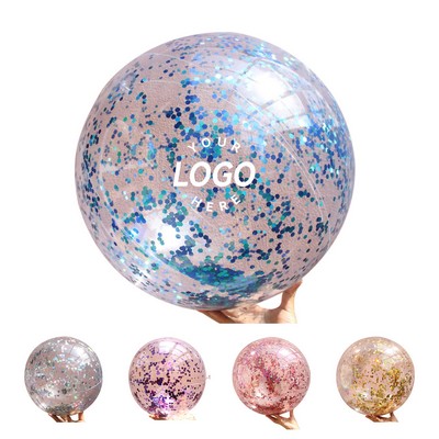 Sequin Inflatable Beach Ball