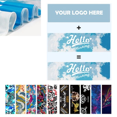 39" x 11.8" Full Color Sports Cooling Towel - By Sea