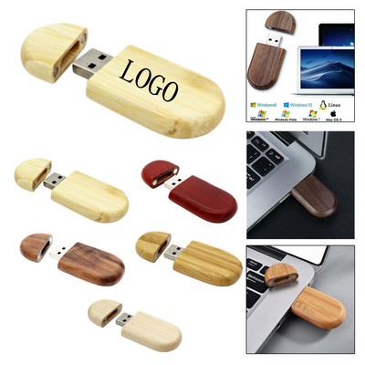 Wooden USB 3.0 Flash Drive w/ 16GB Capacity