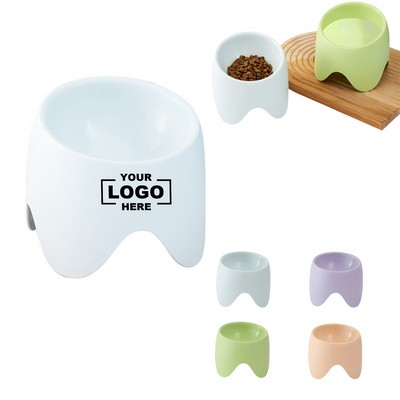 Non-Spill Pet Feeding Bowl with Stability Design
