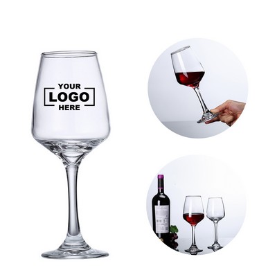 Elegant 12oz Clear Crystal Wine Glass