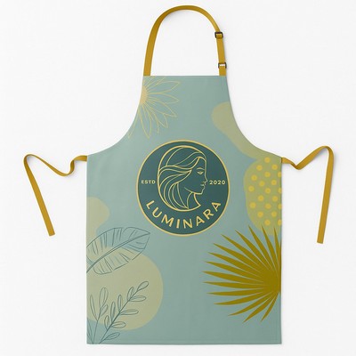Poly Twill Full Color Bib Apron (28"W X 40"H)
