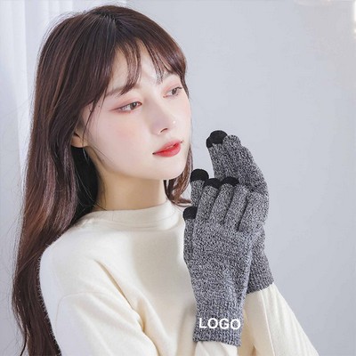 Winter Knitted Thick Gloves