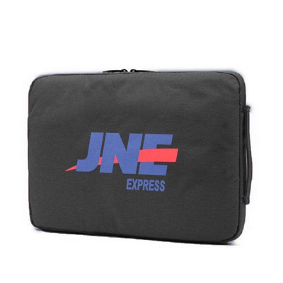 13" Nylon Laptop Bag with Full-Color Heat Transfer Print and Multiple Pockets