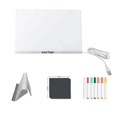 Acrylic Dry Erase Board With Light