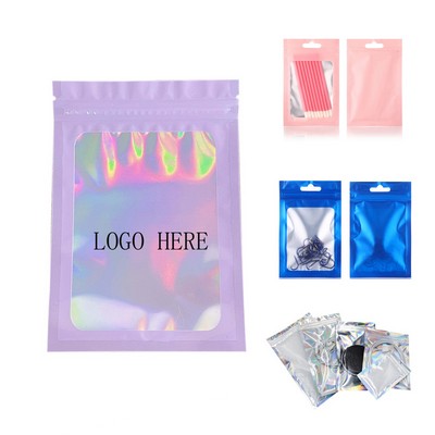 Mylar Holographic Resealable Bags