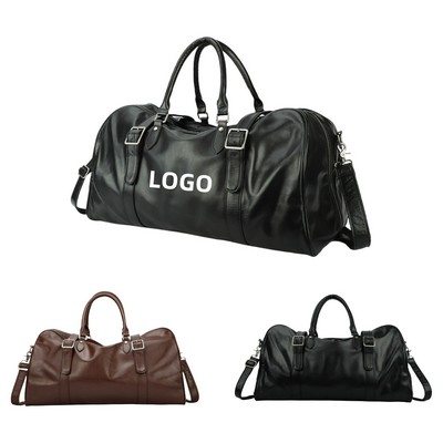 Genuine Leather Travel Duffel Bag