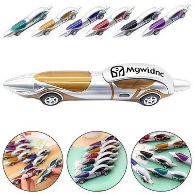 Fun Cartoon Car Ballpoint Pen for Kids - Creative Stationery Toy
