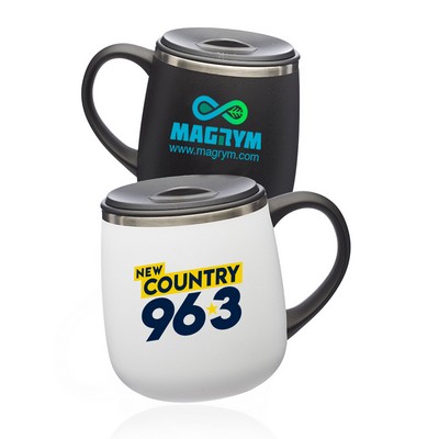 11 oz. Stainless Steel Coffee Mugs with Lid