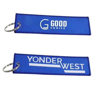 5" Embroidered Keychain