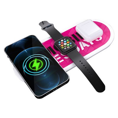 3-in-1 Wireless Charger 15W+3W+10W