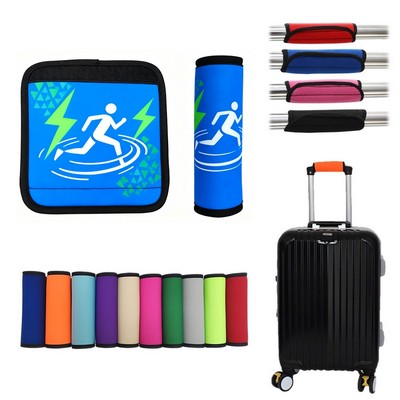 Full Color Neoprene Luggage Handle Wrap Soft Grip Covers