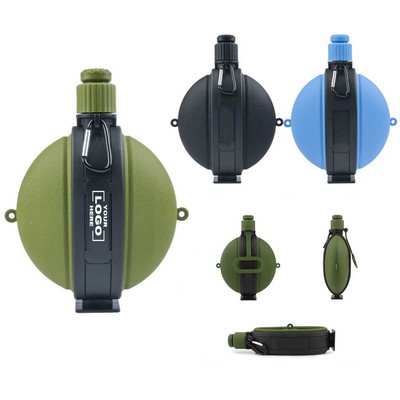 Foldable Outdoor Sports Water Compass Bottle