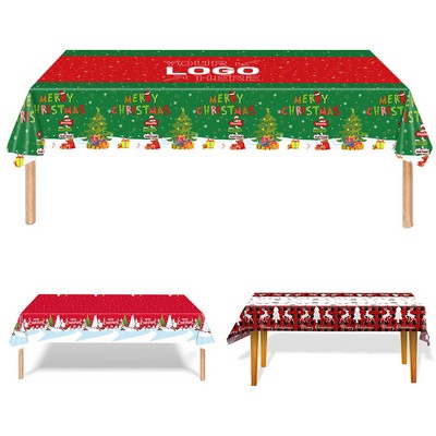 Christmas disposable tablecloths
