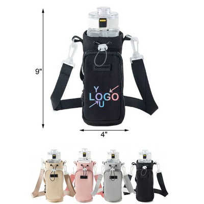 Water Resistant Bottle Carrier with Mobile Pocket