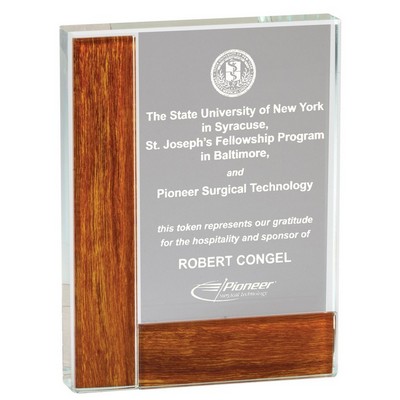 Versa Crystal Award, 4 1/4 x 5 3/4"