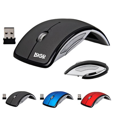 Foldable Ergonomic Arc Wireless Mouse