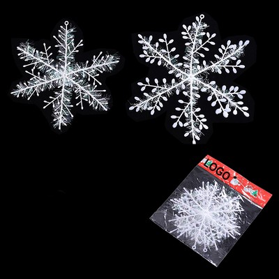 Christmas Plastic Snowflakes