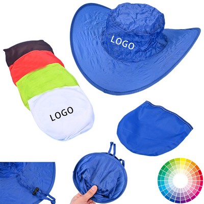 Fold Up Sun Hat With Pouch