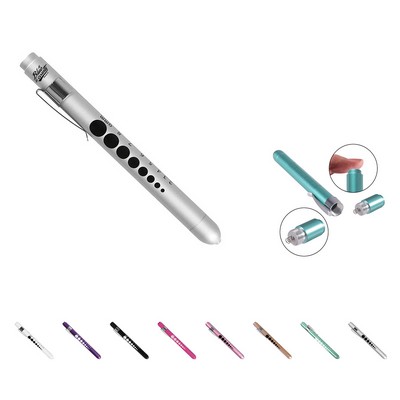 Led Medical Penlight with Pupil Gauge