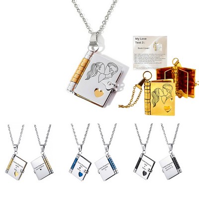 Metal Love Letter Style Necklace