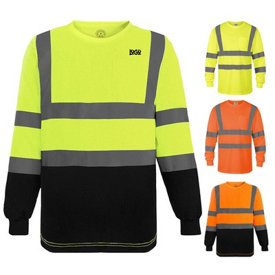 Long-sleeved Mesh Reflective Clothing