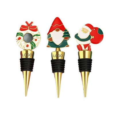 Christmas Elf Wine Stopper Food Grade Santa Bottle Sealer Holiday Wine Preservation Seal