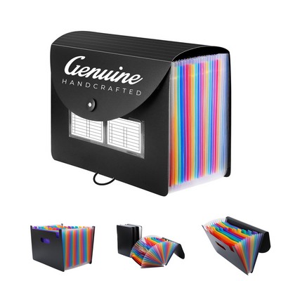 13 Pockets Accordian File Organizer