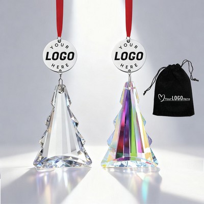 Christmas Tree Crystal Hanging Suncatcher Ornaments