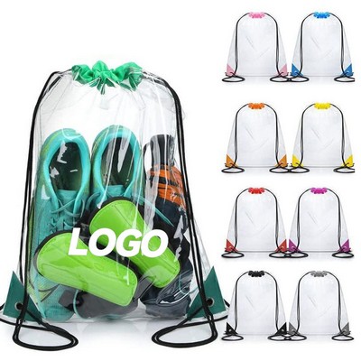 Transparent Drawstring Sack