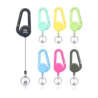 ABS Retractable ID Badge Reel Clip