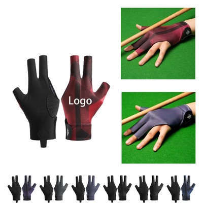 3 Fingers Billiards Glove For Left Hand