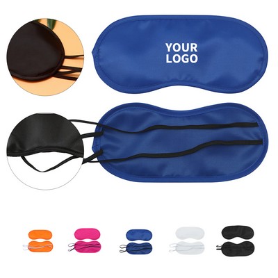 Polyester Eye Shade Sleeping Mask Elastic Strap