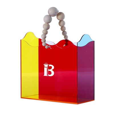 Colorful Acrylic Hand Held Gift Box