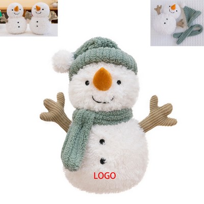10" Christmas Snowman Plush Toy