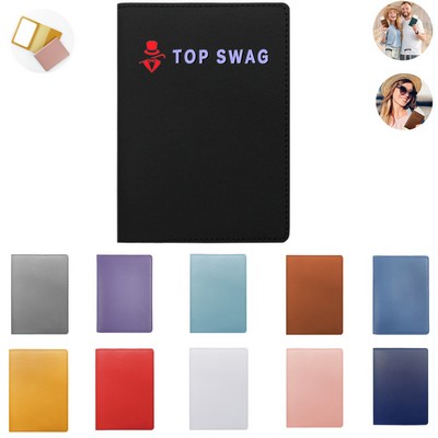 PU Leather Passport Holder