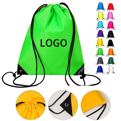 Nylon Drawstring Bag Thirteen Point Four Inches Length Sixteen Point Six Inches Width