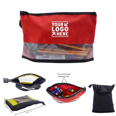 Small Tool Zipper Pouch Durable Storage Organizer Tote Bag