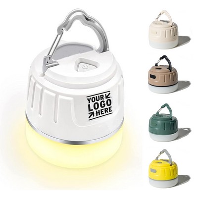 2 Light Modes Rechargeable Power Bank 5200mAh Adjust Brightness Steplessly Camping Lantern