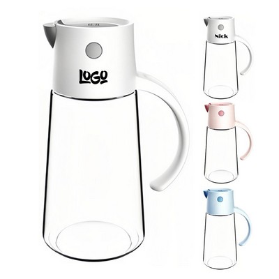 19.5oz Glass Oil Bottle for Home Use