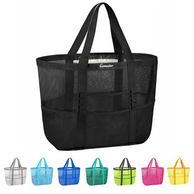 Breathable Mesh Beach Tote Bag